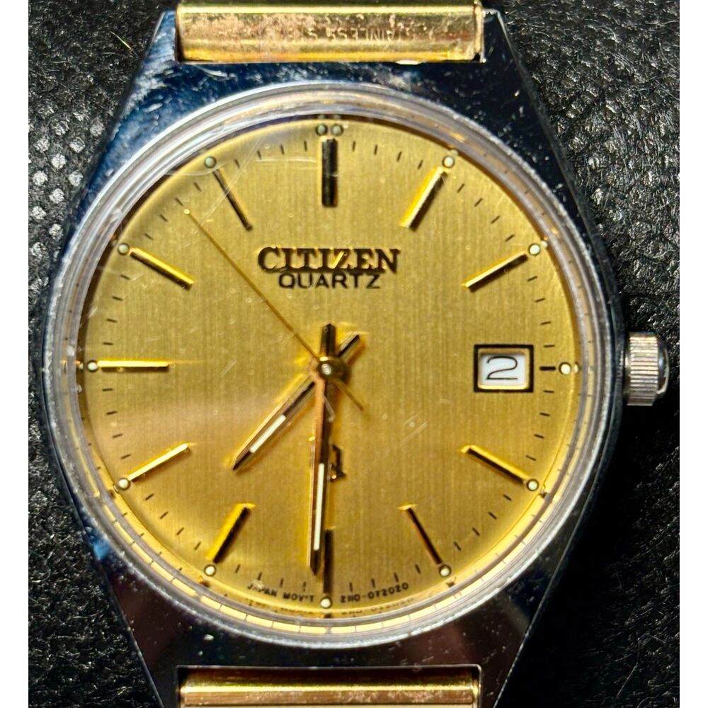 Vintage 1980s Citizen Quartz CQ Men's Watch (Ref. 2110-892208)